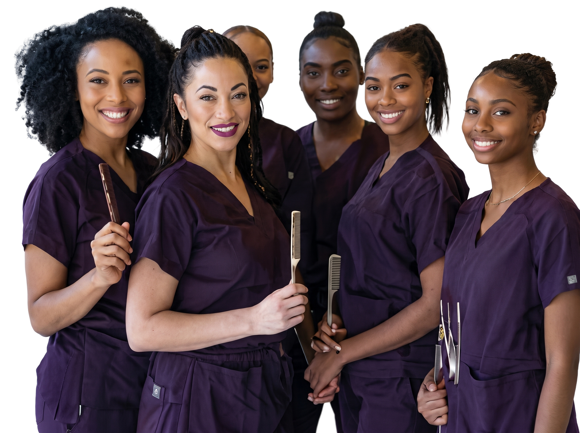 N Natural Hair Studio stylist team